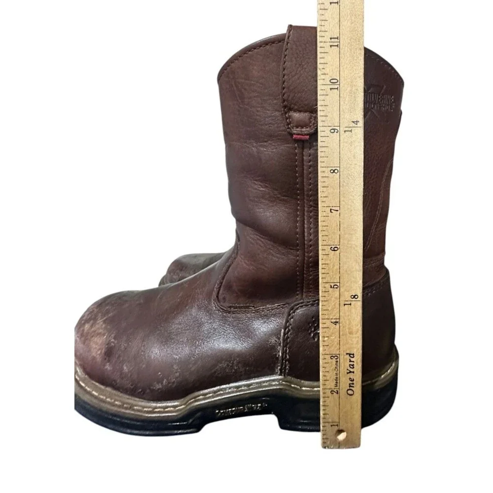 Wolverine Men's Buccaneer Steel Toe Waterproof Wellington Work Boot Size 10 M